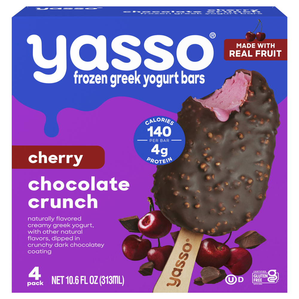 Yasso Greek Chocolate Crunch Cherry Yogurt Bars