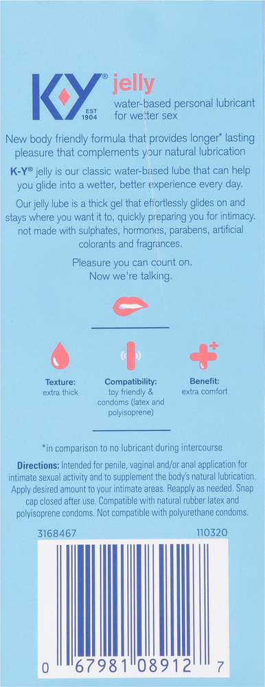 personal lubricants ky jelly K-Y Jelly 7 oz Tube
