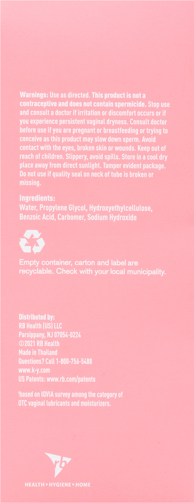 male sex toye K-Y® Jelly Water-Based Personal Lubricant, 2 fl oz