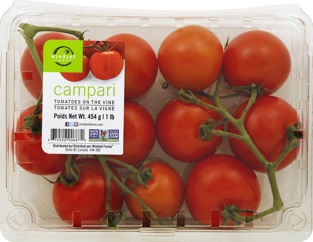 Windset Farms Tomatoes, On the Vine, Campari