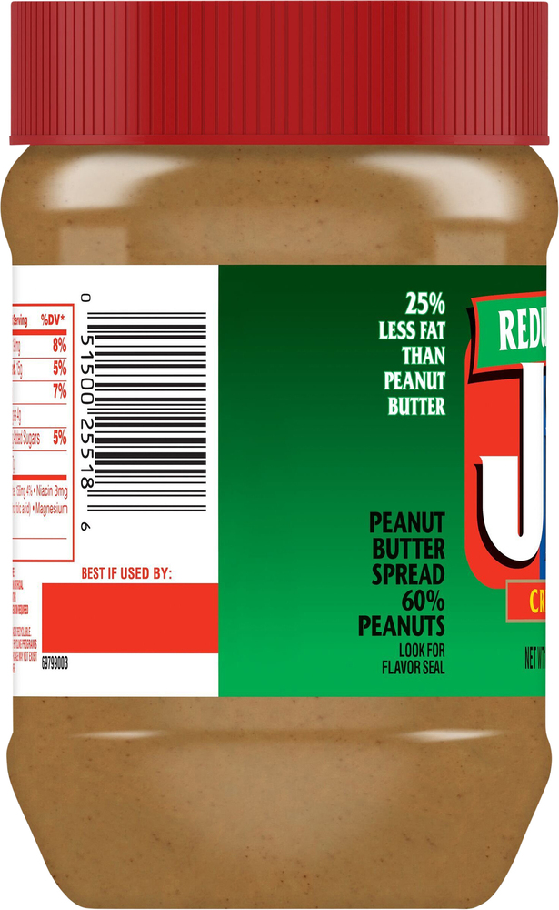 Jif Reduced Fat Creamy Peanut Butter Spread
