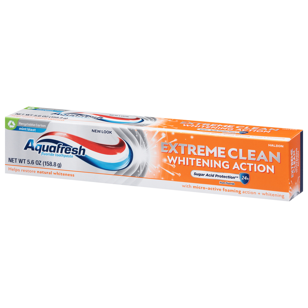 激レア　イギリス　toothpasteジャー Aquafresh Extreme Clean Whitening Action Mint Blast Toothpaste