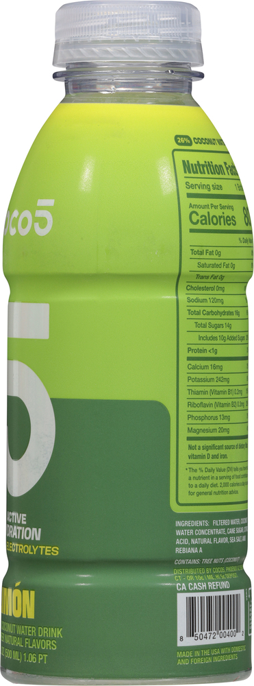 Coco5 Limon Coconut Water Drink