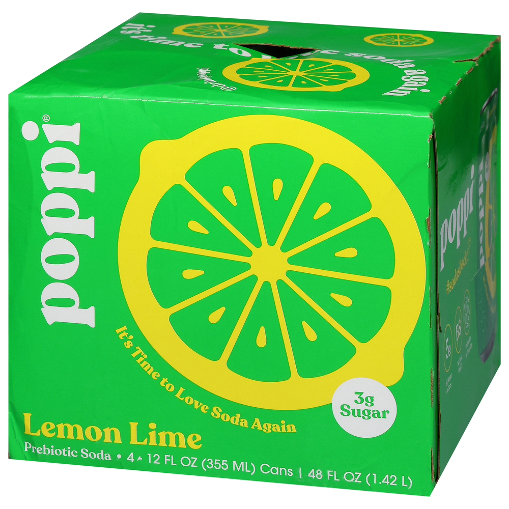 Poppi Lemon Lime Prebiotic Soda