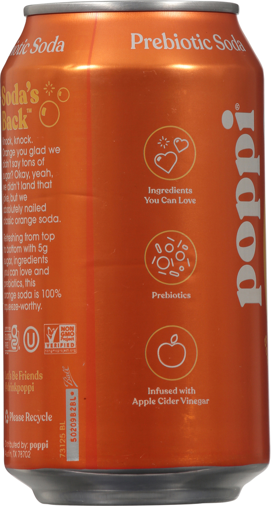 Poppi Orange Prebiotic Soda