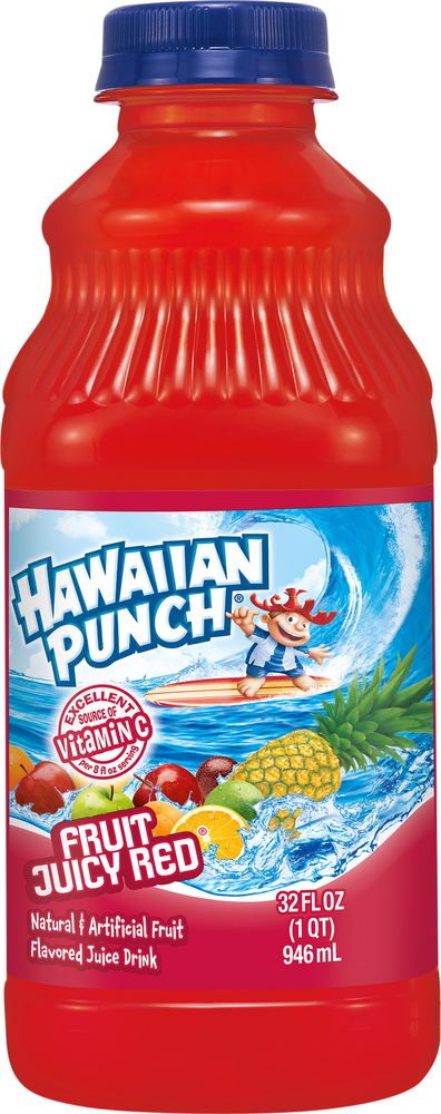 Hawaiian Punch Flavored Juice Drink, Fruit Juicy Red