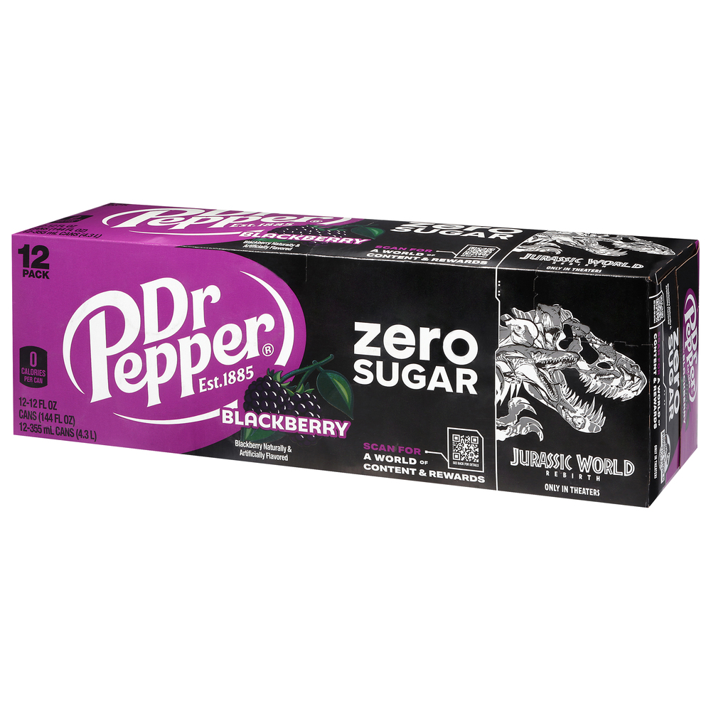 Dr Pepper Zero Sugar Blackberry Soda