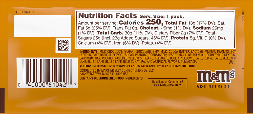 M&M's Honey Roasted Peanut Chocolate Candies