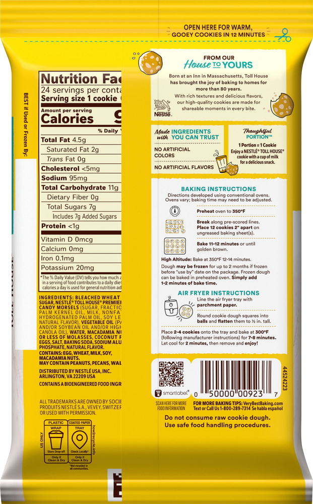 Nestle Cookie Dough Ultimate White Chocolate Chip Macadamia Nut Bar