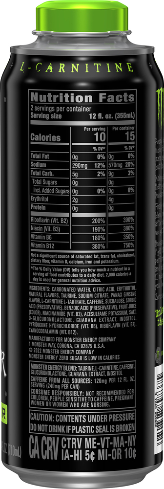 Monster Energy Zero Sugar