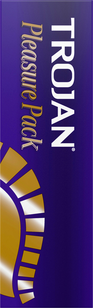 Trojan Condoms, Latex, Lubricated, Pleasure Pack