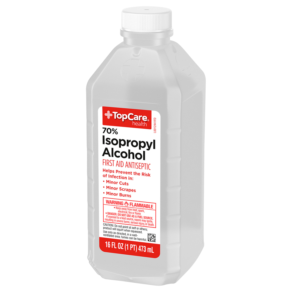 TopCare Health 70% Isopropyl Alcohol First Aid Antiseptic