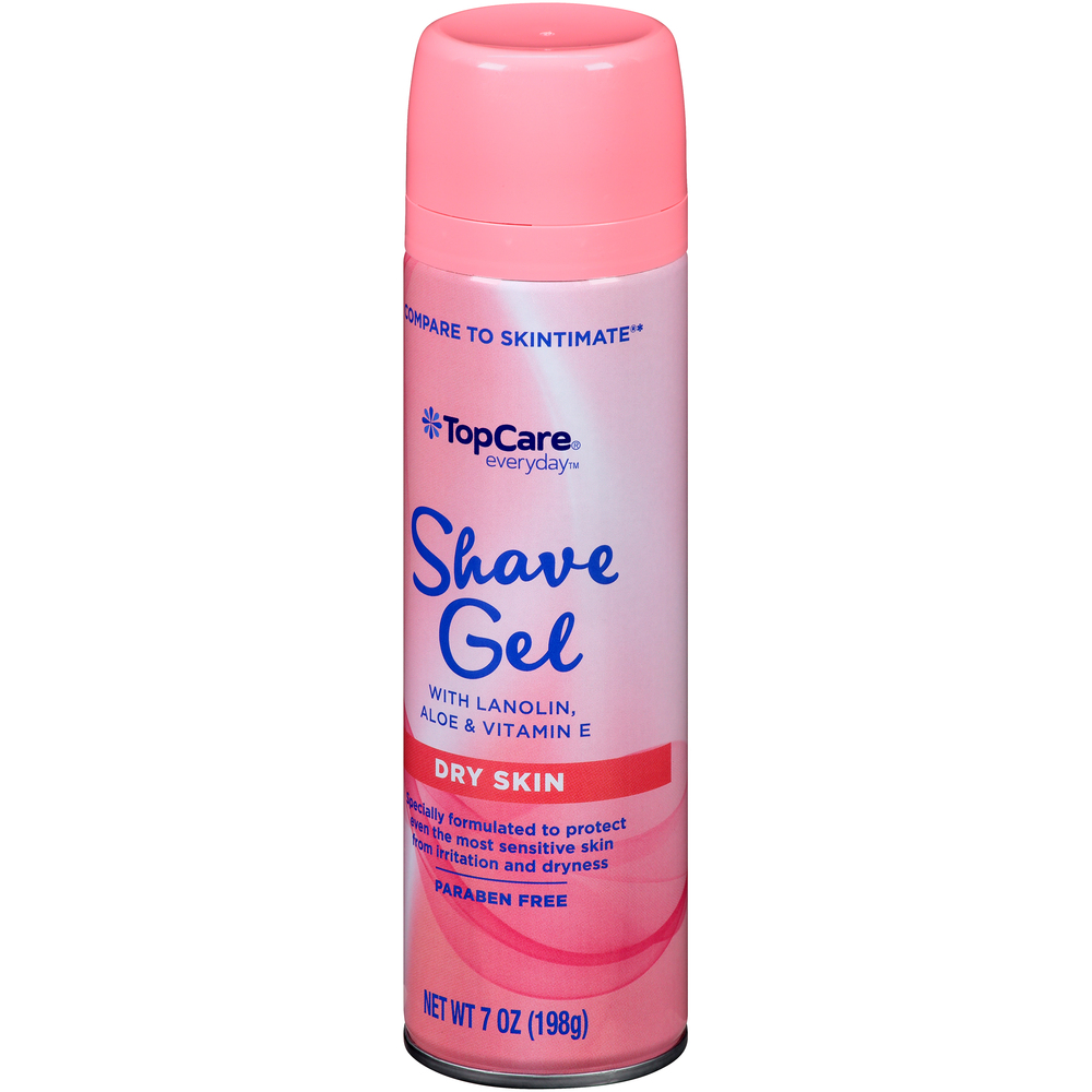 TopCare EVERYDAY Dry Skin Shave Gel With Lanolin, Aloe & Vitamin E