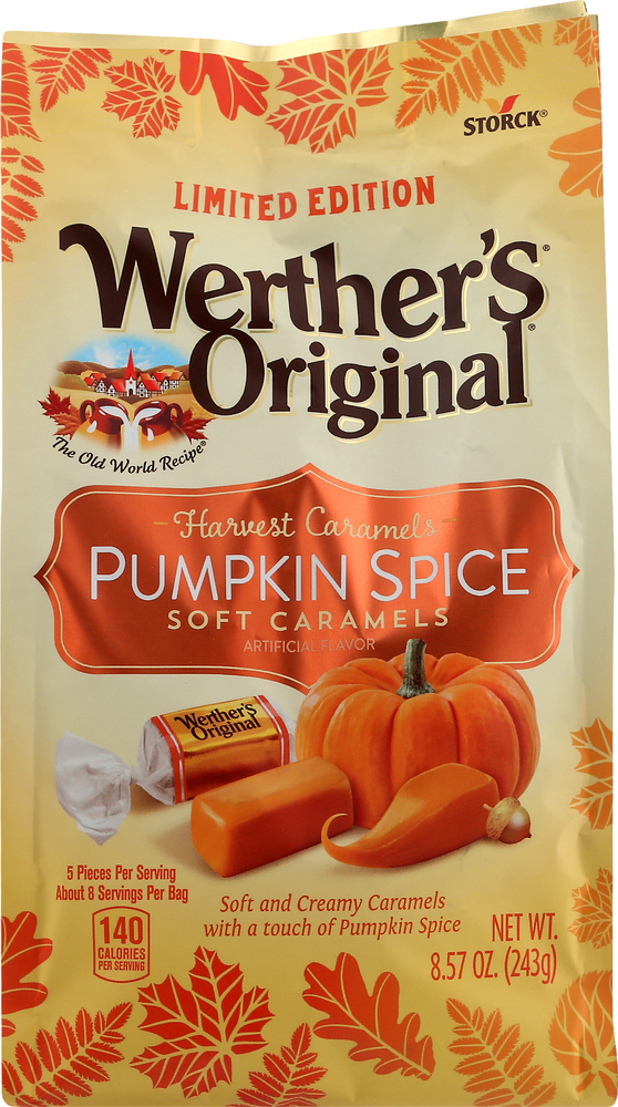 WERTHERS Soft Caramels, Pumpkin Spice