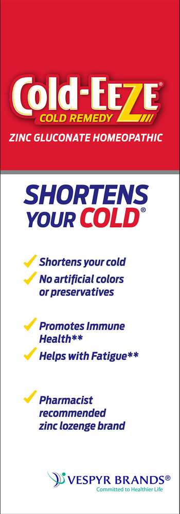 Cold-Eeze Lozenges Natural Flavor Citrus with Elderberry Cold Remedy