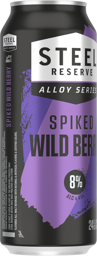Steel Reserve Alloy Series Spiked Wild Berry Malt Beverage