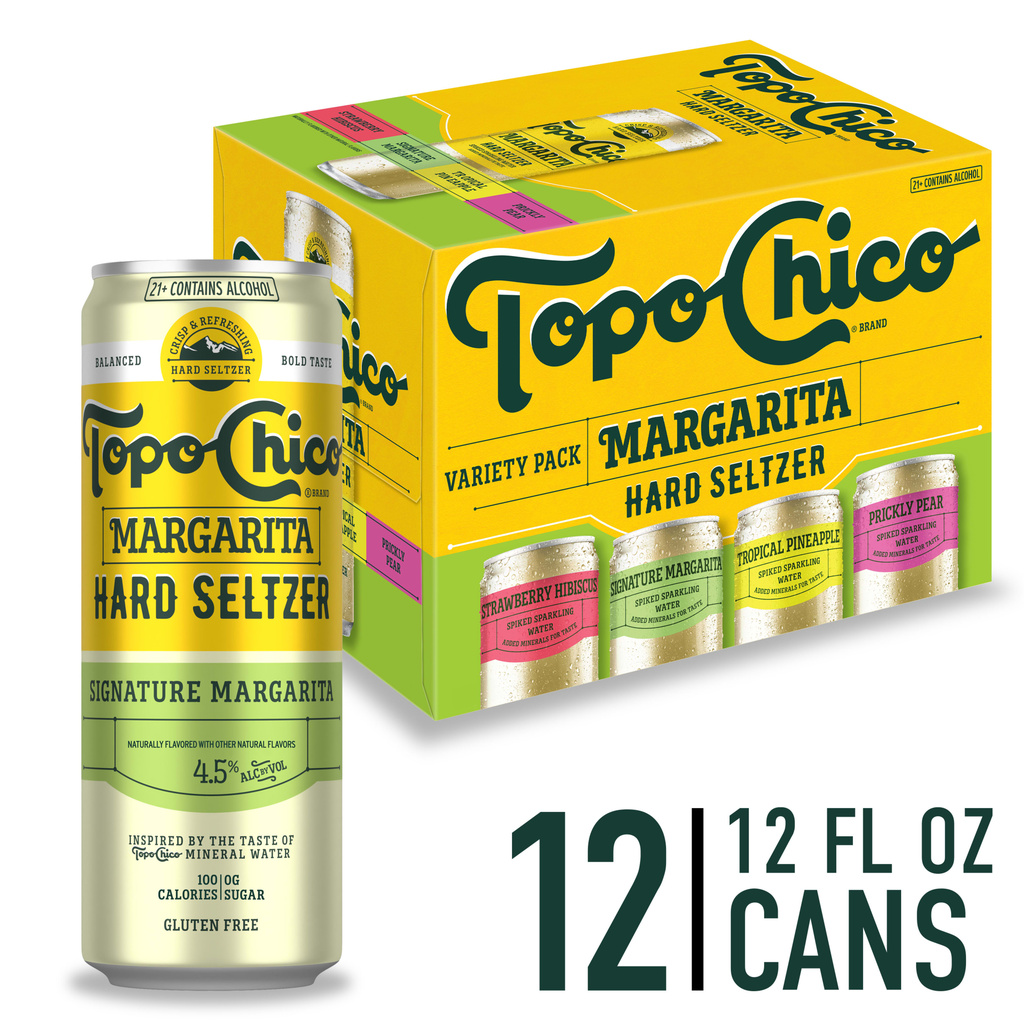 Topo Chico Hard Seltzer, Margarita, Assorted, Variety Pack