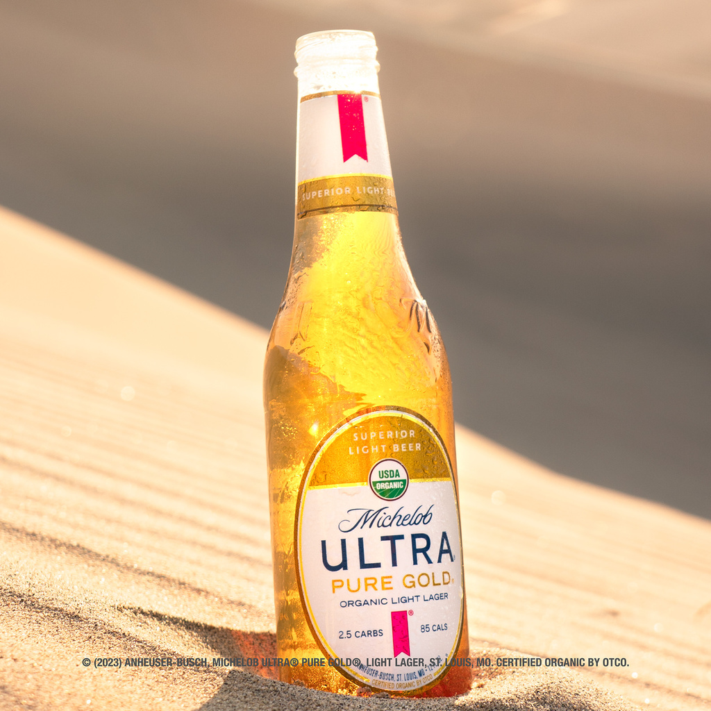 Michelob Ultra Pure Gold Beer, Organic, Lager, Light