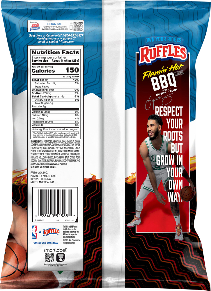 jayson tatum ruffles chips