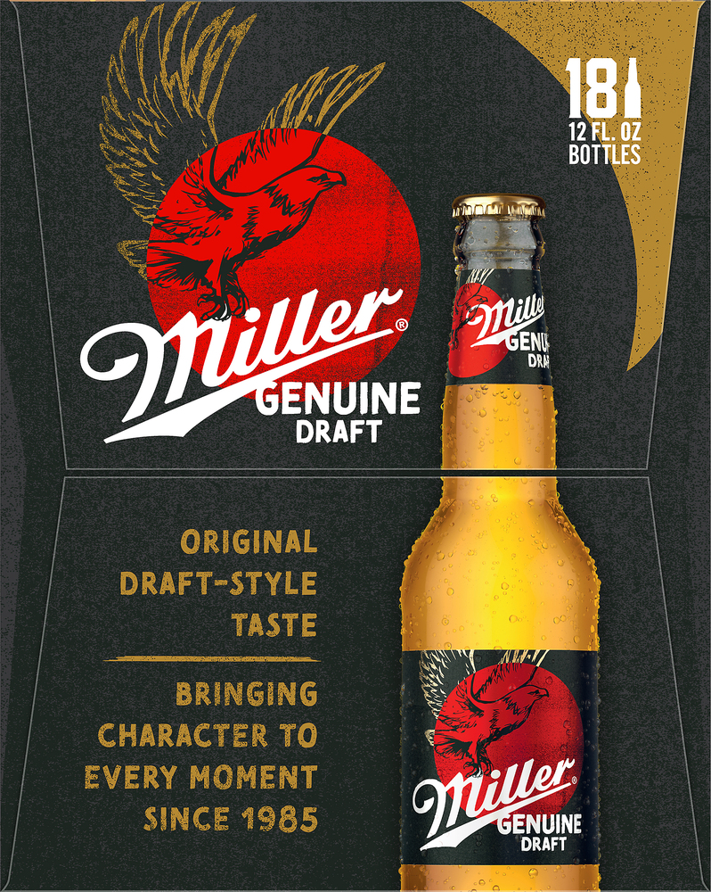 Miller Genuine Draft Beer, Original, 18 Pack