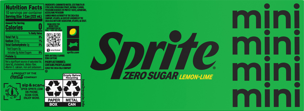 Sprite Soda Ingredients