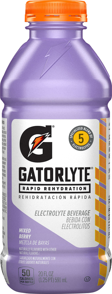 KEYTOLIT R出品 Gatorlyte Rapid Rehydration Mixed Berry Electrolyte Beverage