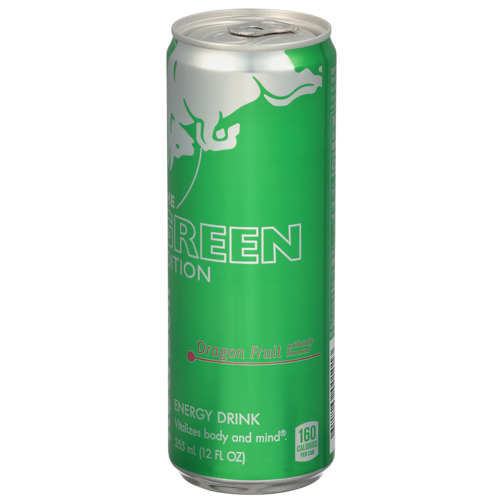 Red Bull The Green Edition Energy Drink, Dragon Fruit