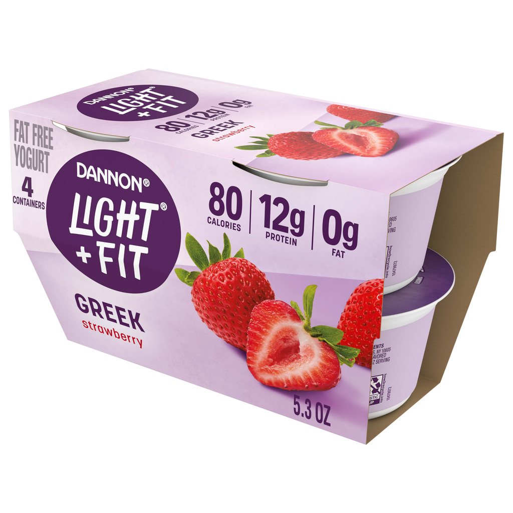 Dannon Light + Fit Fat Free Greek Strawberry Yogurt