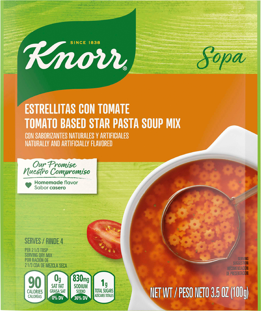 Knorr Soup Mix, Tomato Based Star Pasta