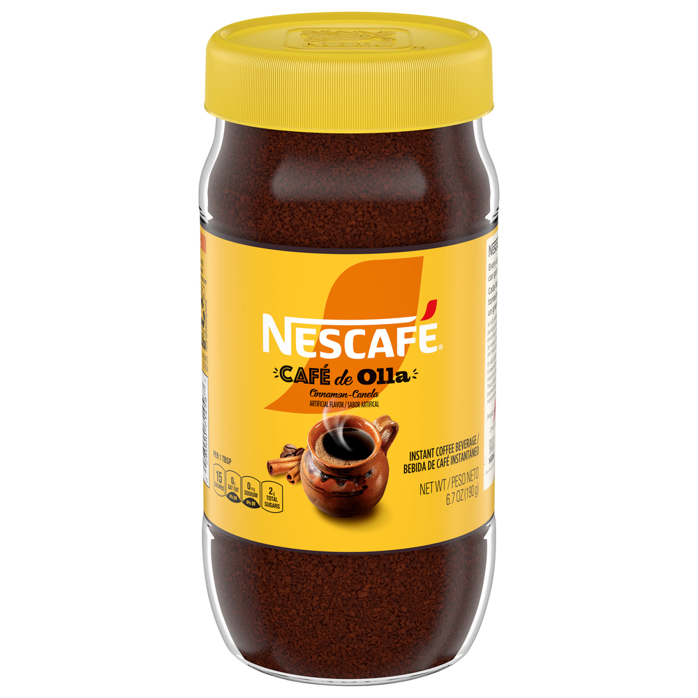 Nescafe Cafe de Olla Cinnamon-Canela Instant Coffee Beverage