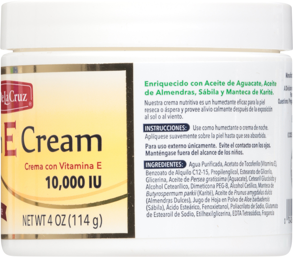 De La Cruz Vitamin E Cream