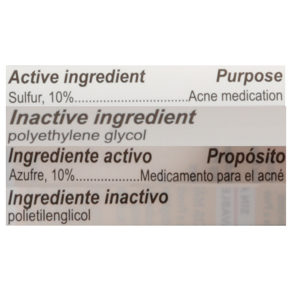 De La Cruz Maximum Strength Acne Treatment with 10% Sulfur