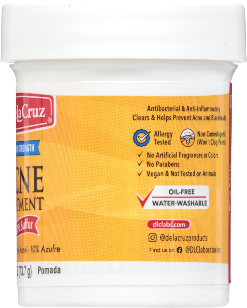 De La Cruz Maximum Strength Acne Treatment with 10% Sulfur